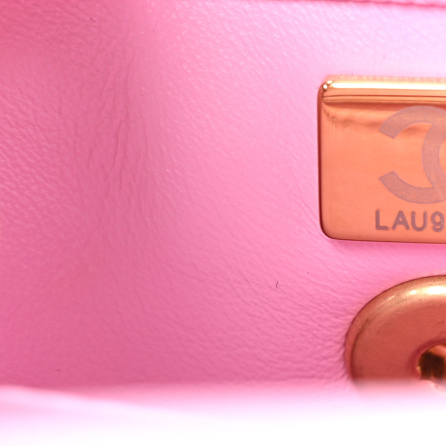 Caviar Quilted Mini Coco Chain Handle Flap Pink