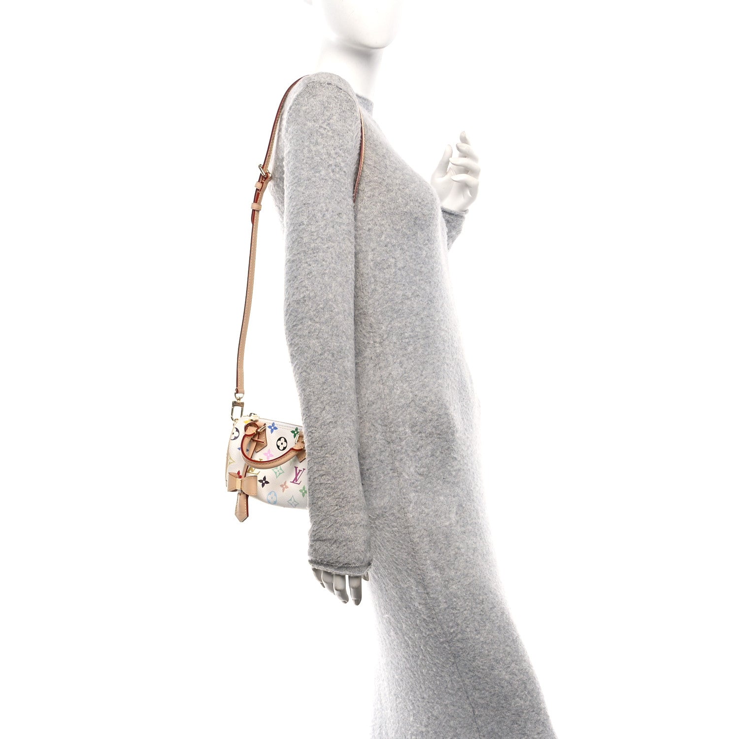 Louis Vuitton LV X TM Monogram Multicolor Nano Speedy White 2 of 10