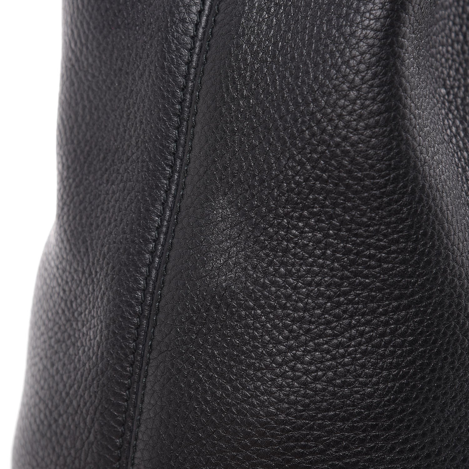 Gucci Pebbled Calfskin Studded Medium Soho Chain Shoulder Bag Black 11 of 11