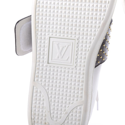 Louis Vuitton Calfskin Monogram Frontrow Sneaker 38.5 White 8 of 10