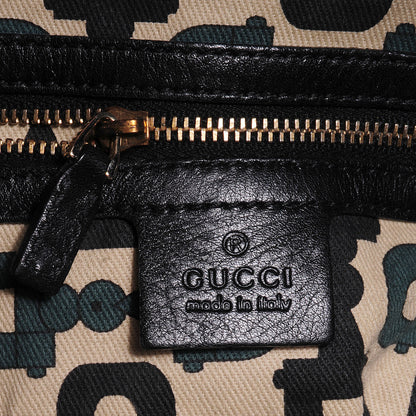 Gucci Guccissima Medium Pelham Shoulder Bag Black 6 of 7