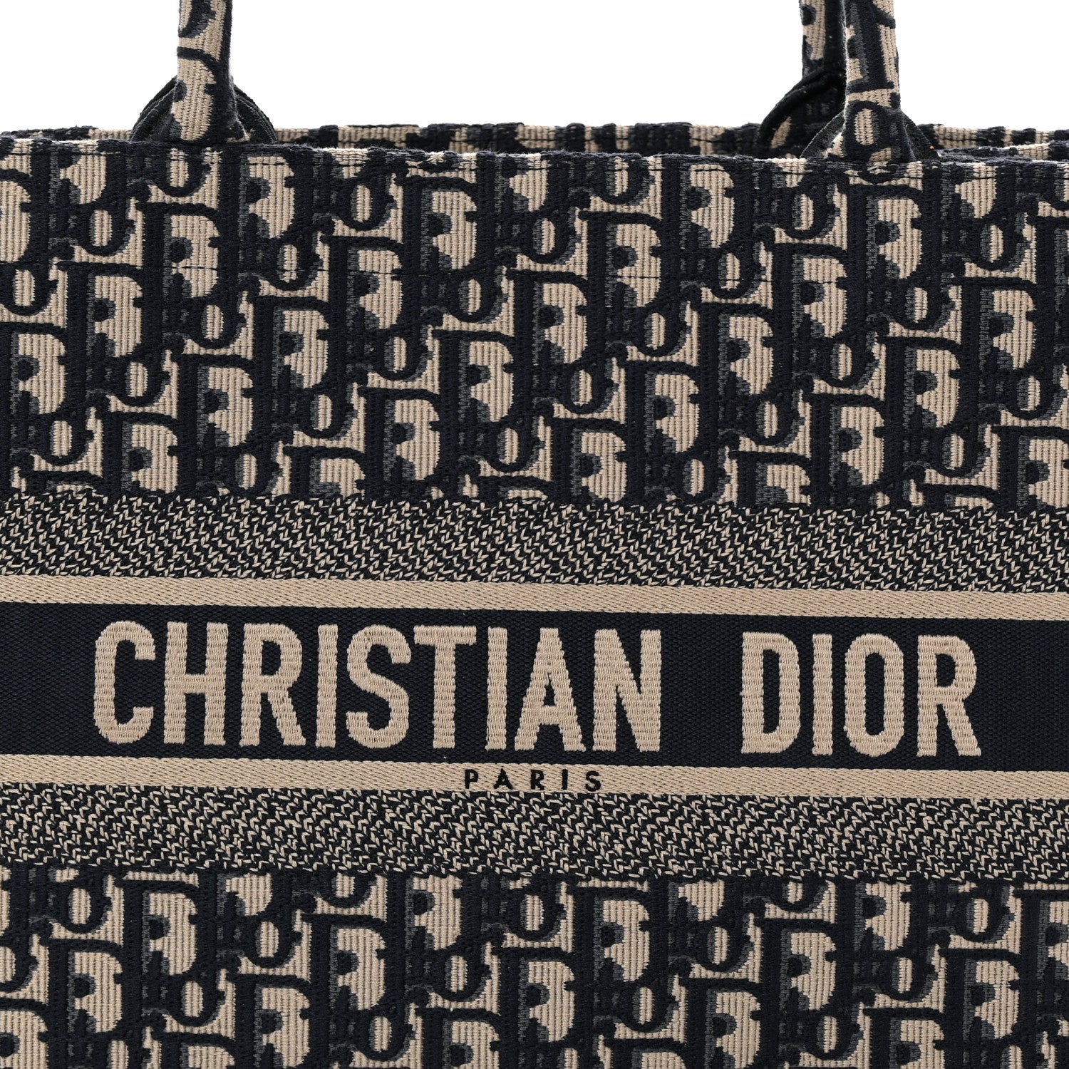 Christian Dior Oblique Medium Book Tote Blue Multicolor 8 of 14