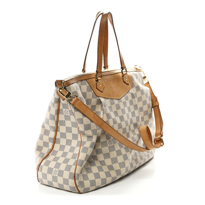 Louis Vuitton Damier Azur Siracusa GM 3 of 15