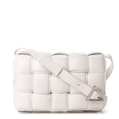 Bottega Veneta Nappa Maxi Intreccio Padded Cassette Crossbody Bag Chalk 1 of 9