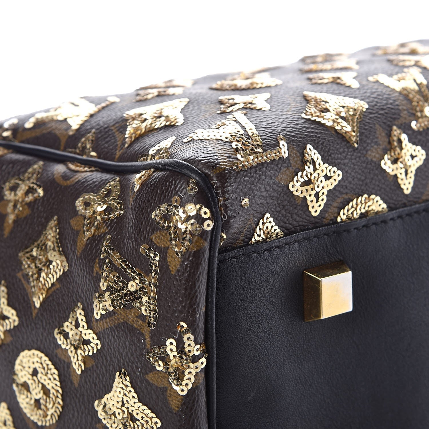 Louis Vuitton Monogram Sequins Eclipse Speedy 28 Gold 10 of 17