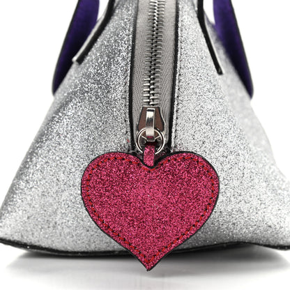 Gucci Metallic Calfskin Glitter Childrens Rabbit Top Handle Bag Silver 10 of 10