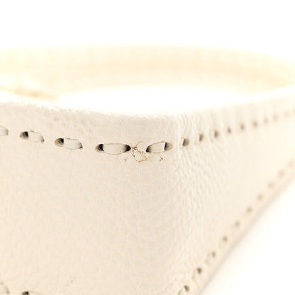Fendi Cuoio Roma Sellerissima Nappa Sintetica Tape Stitch Mini Fendessence Shoulder Bag White 11 of 12