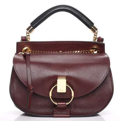 Chloe Suede Calfskin Small Goldie Crossbody Bag Dark Velvet 1 of 9