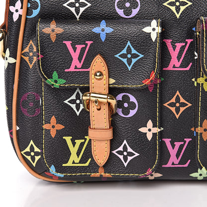 Louis Vuitton Monogram Multicolor Lodge PM Black 9 of 10