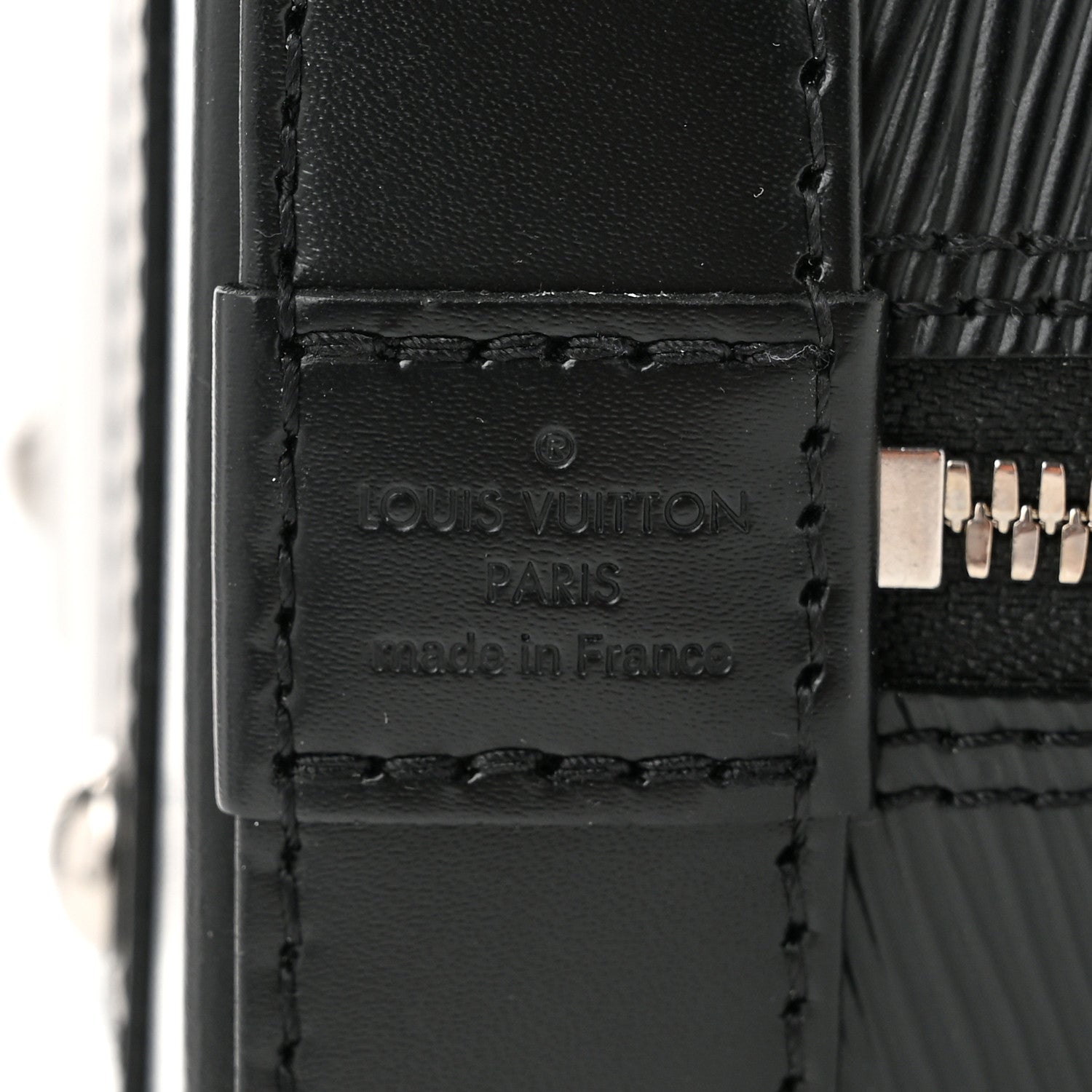 Louis Vuitton Epi Alma BB Black 6 of 13
