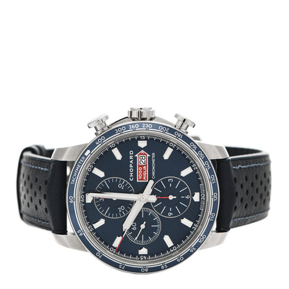 Chopard Stainless Steel Calfskin 44mm Mille Miglia Limited Edition Chronograph Automatic Watch Blue 2 of 4