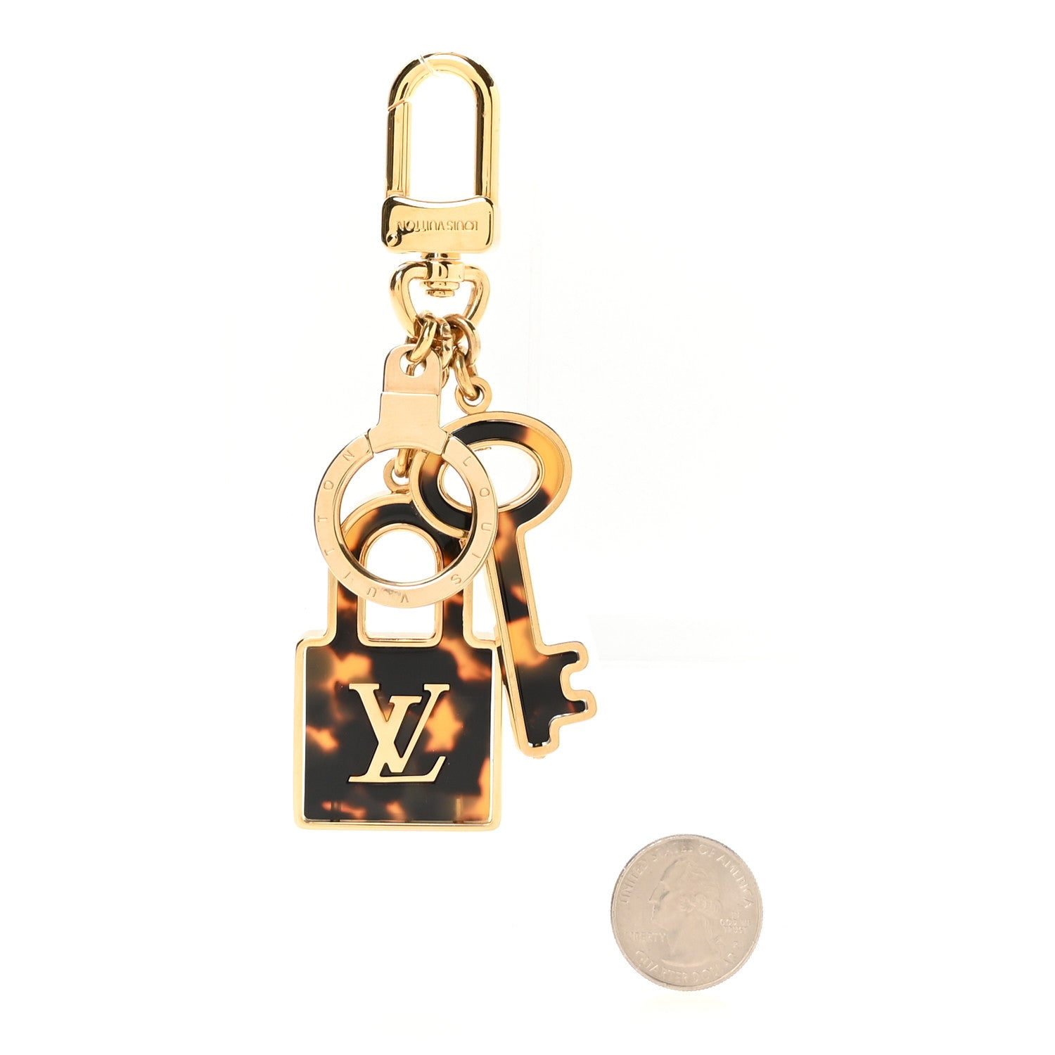Louis Vuitton Acetate Confidence Bag Charm Key Holder 2 of 4