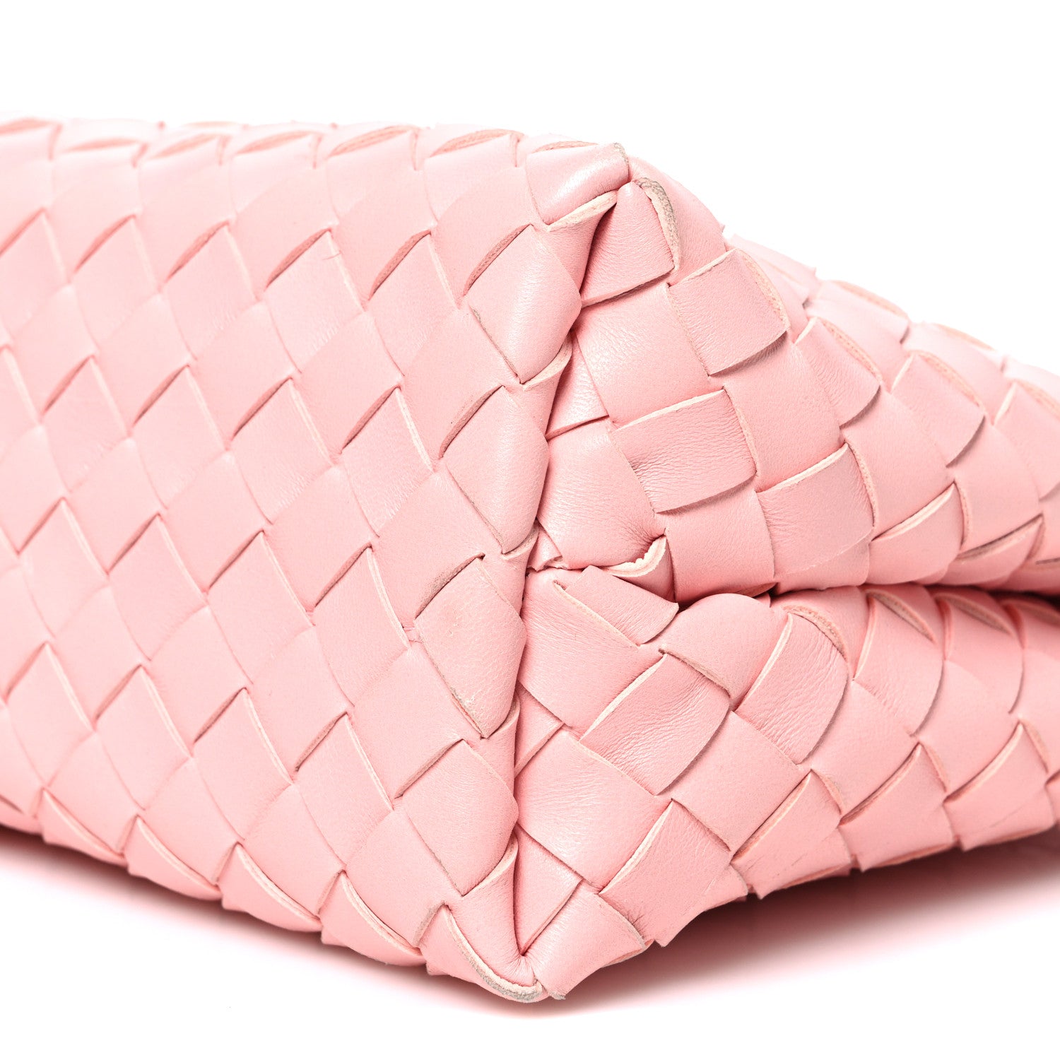 Bottega Veneta Nappa Intrecciato Small Andiamo Shoulder Bag Blush 9 of 10