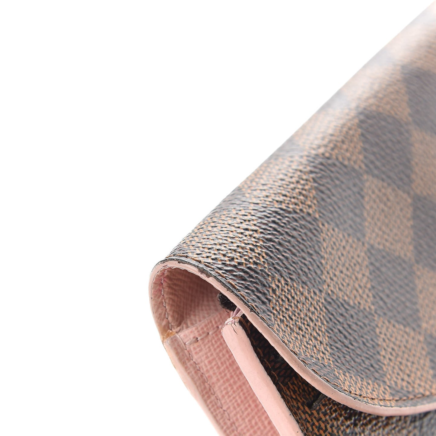 Damier Ebene Caissa Wallet Rose Ballerine