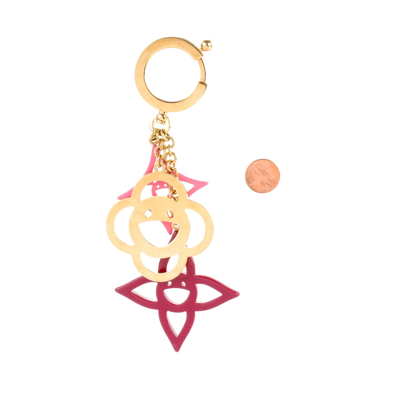 Louis Vuitton Cosmic Blossom Bag Charm Rose 2 of 3