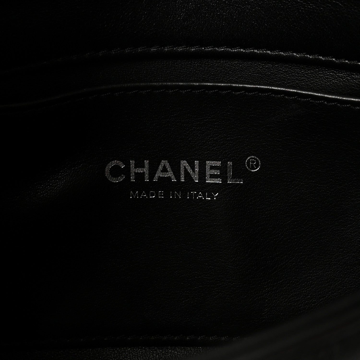 Chanel Lambskin Quilted Small Chain Rows Flap Black 6 of 10