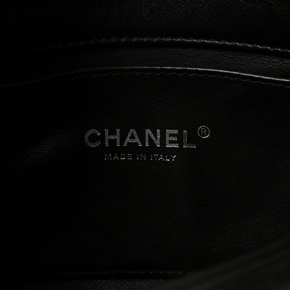 Chanel Lambskin Quilted Small Chain Rows Flap Black 6 of 10