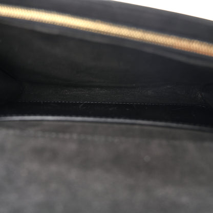 Louis Vuitton Calfskin Chain Louise MM Black 5 of 14