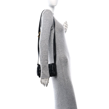 Bottega Veneta Nappa Maxi Intreccio Small Padded Cassette Crossbody Bag Black 2 of 10