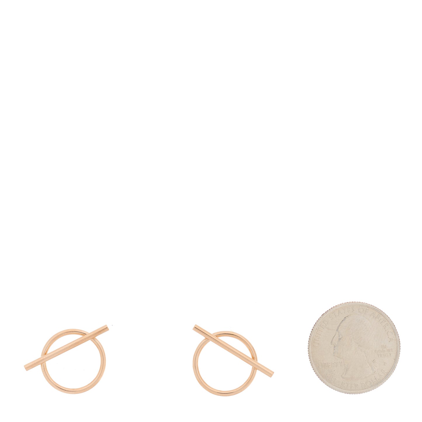 18K Rose Gold MM Echappee Earrings