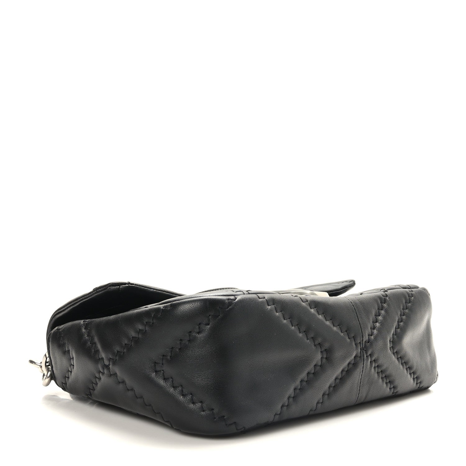 Marc Jacobs Lambskin Quilted J Marc Large Shoulder Bag Black 4 of 8