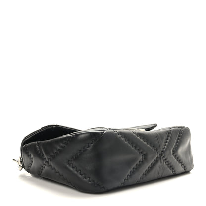 Marc Jacobs Lambskin Quilted J Marc Large Shoulder Bag Black 4 of 8