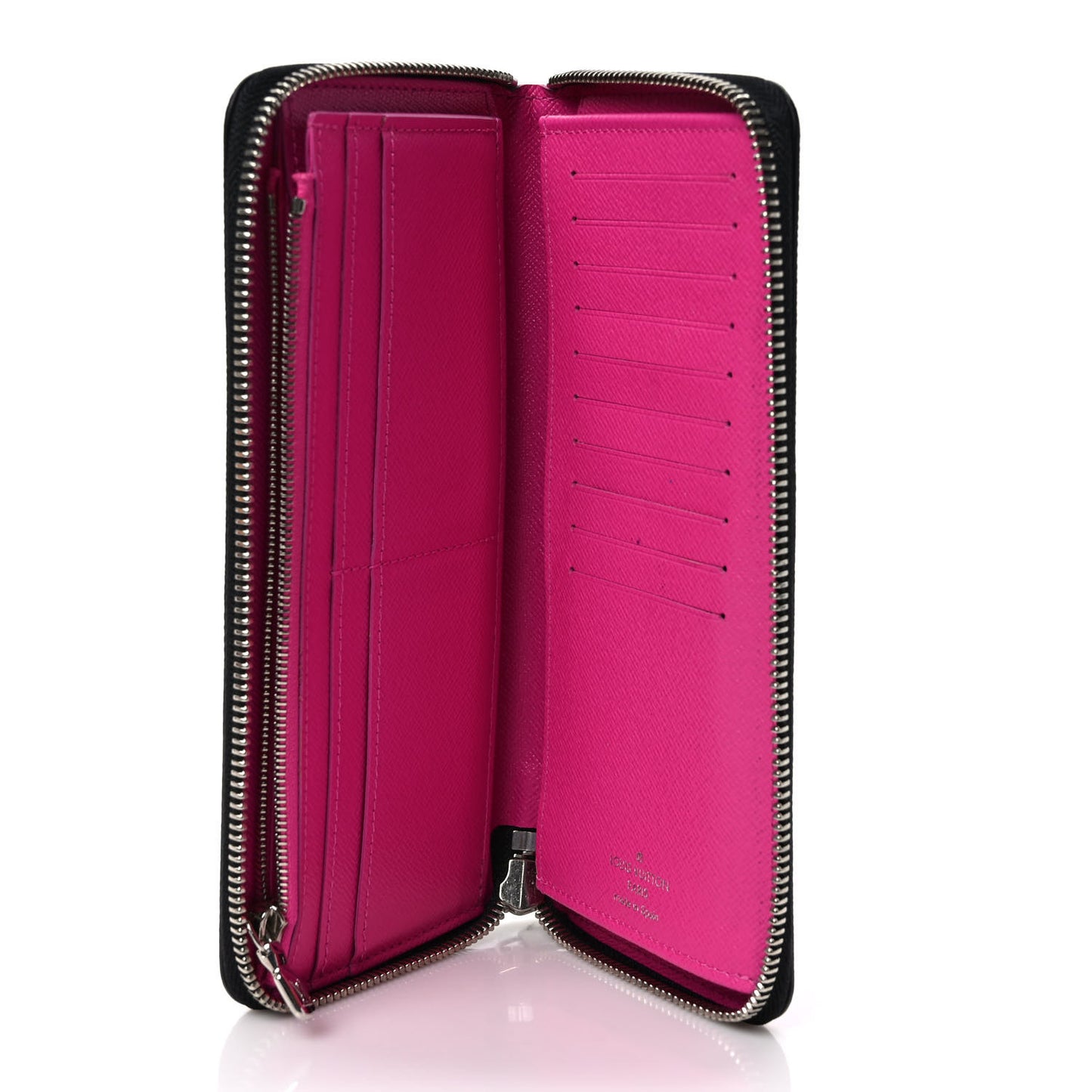 Taigarama Vertical Zippy Wallet Fuchsia