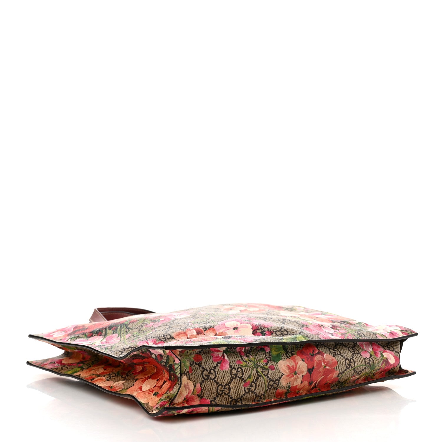 Gucci Soft GG Supreme Monogram Blooms Vertical Tote Beige Multicolor Dry Rose 5 of 11