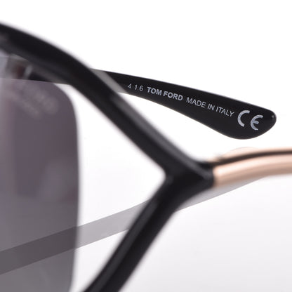 Tom Ford Acetate Whitney Crossover Sunglasses TF9 Black 6 of 7
