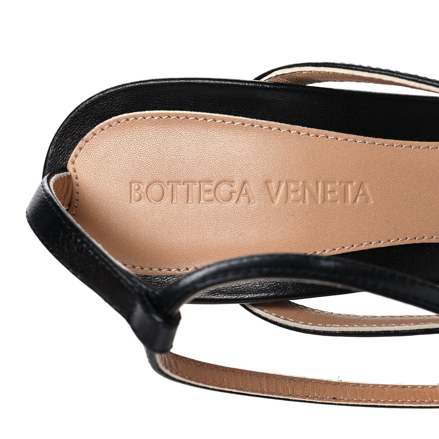 Bottega Veneta Nappa Stretch Multi Strap 90mm Sandals 39 Black 8 of 8