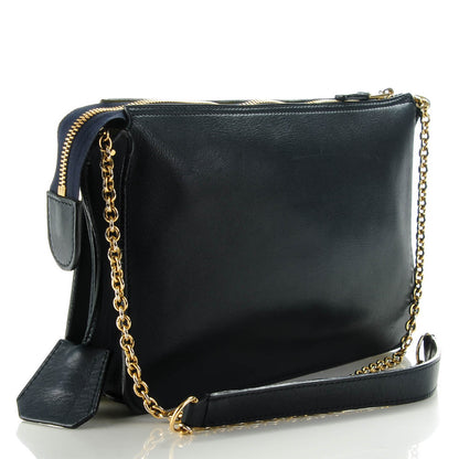 Celine Calfskin Envelope Shoulder Bag Navy 3 of 11