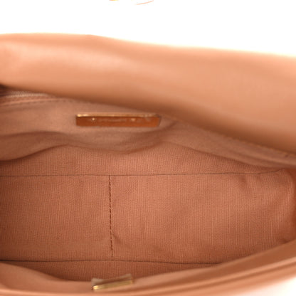 Chanel Lambskin Quilted Medium Chanel 19 Flap Brown 5 of 12