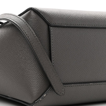 Celine Grained Calfskin Nano Belt Bag Grey 8 of 13