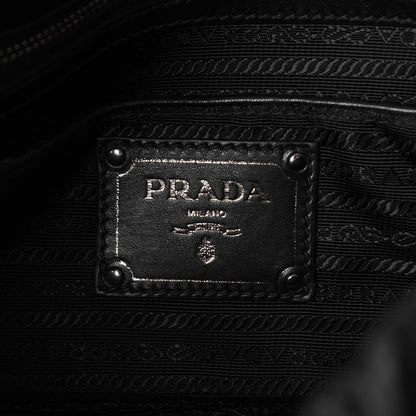Prada Nappa Gaufre Flap Black 6 of 8