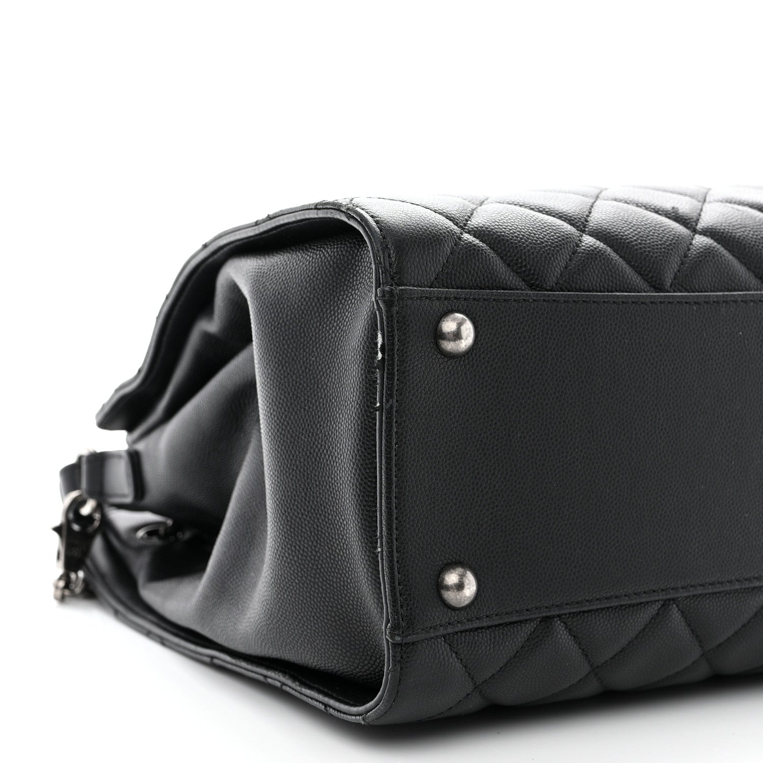Chanel Caviar Quilted Medium CC Bucket Bag Black 9 of 14
