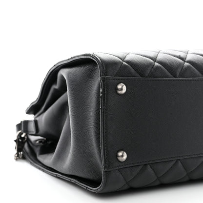 Chanel Caviar Quilted Medium CC Bucket Bag Black 9 of 14