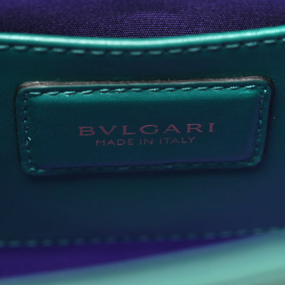 Bulgari Calfskin Small Serpenti Forever Snake Strap Crossbody Bag Emerald Green 6 of 10