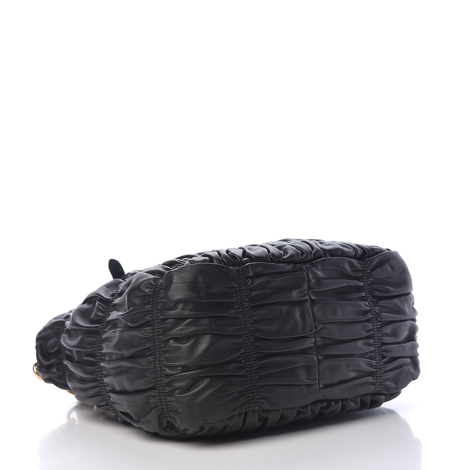 Prada Nappa Gaufre Antik Tote Black 4 of 10