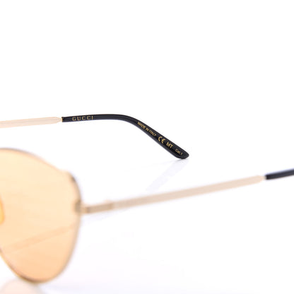 Gucci Cat Eye Logo Sunglasses GG0803S Gold 5 of 7