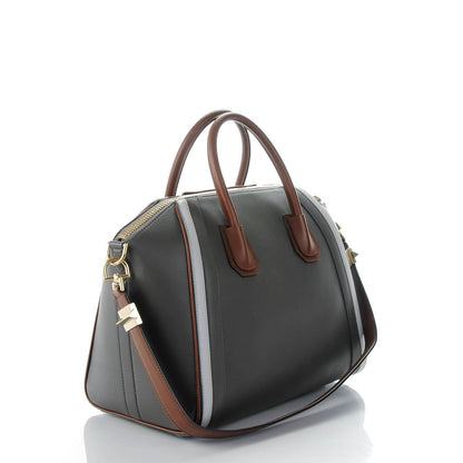 Givenchy Smooth Calfskin Medium Tri-Color Antigona Dark Grey 3 of 7