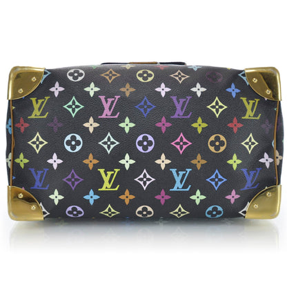 Louis Vuitton Monogram Multicolor Speedy 30 Black 5 of 11