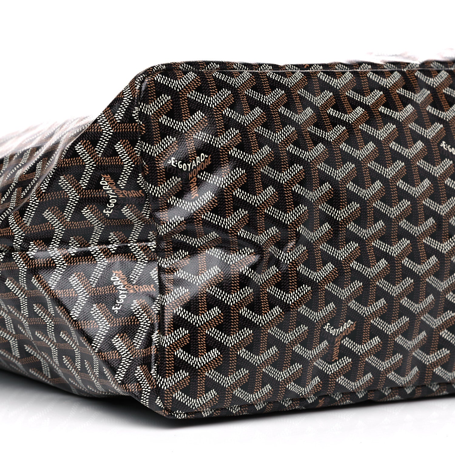 Goyard Goyardine Saint Louis GM Black Gold 8 of 9