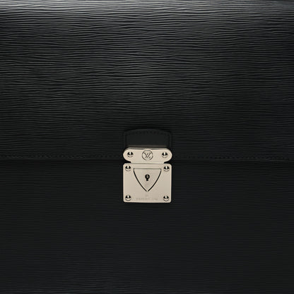 Louis Vuitton Epi Robusto 2 Compartment Briefcase Black 8 of 12