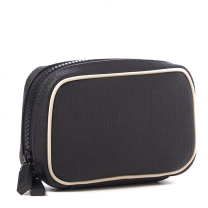Gucci Coated Canvas Trademark Small Cosmetic Case Black 2 of 7