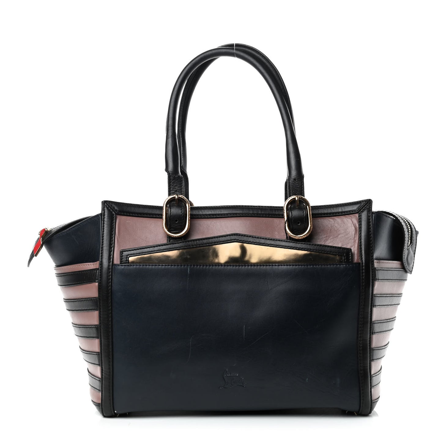 Calfskin Farida Bowler Bag Multicolor