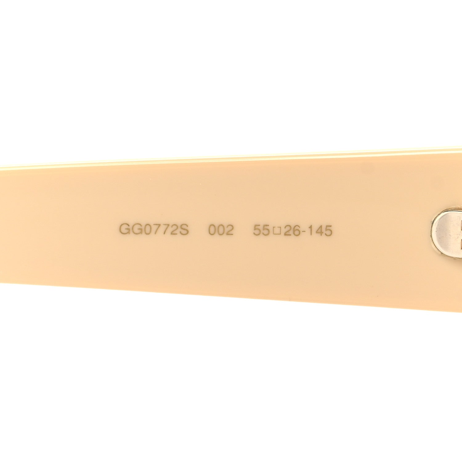 Gucci Acetate Square Sunglasses GG0772S White 6 of 7