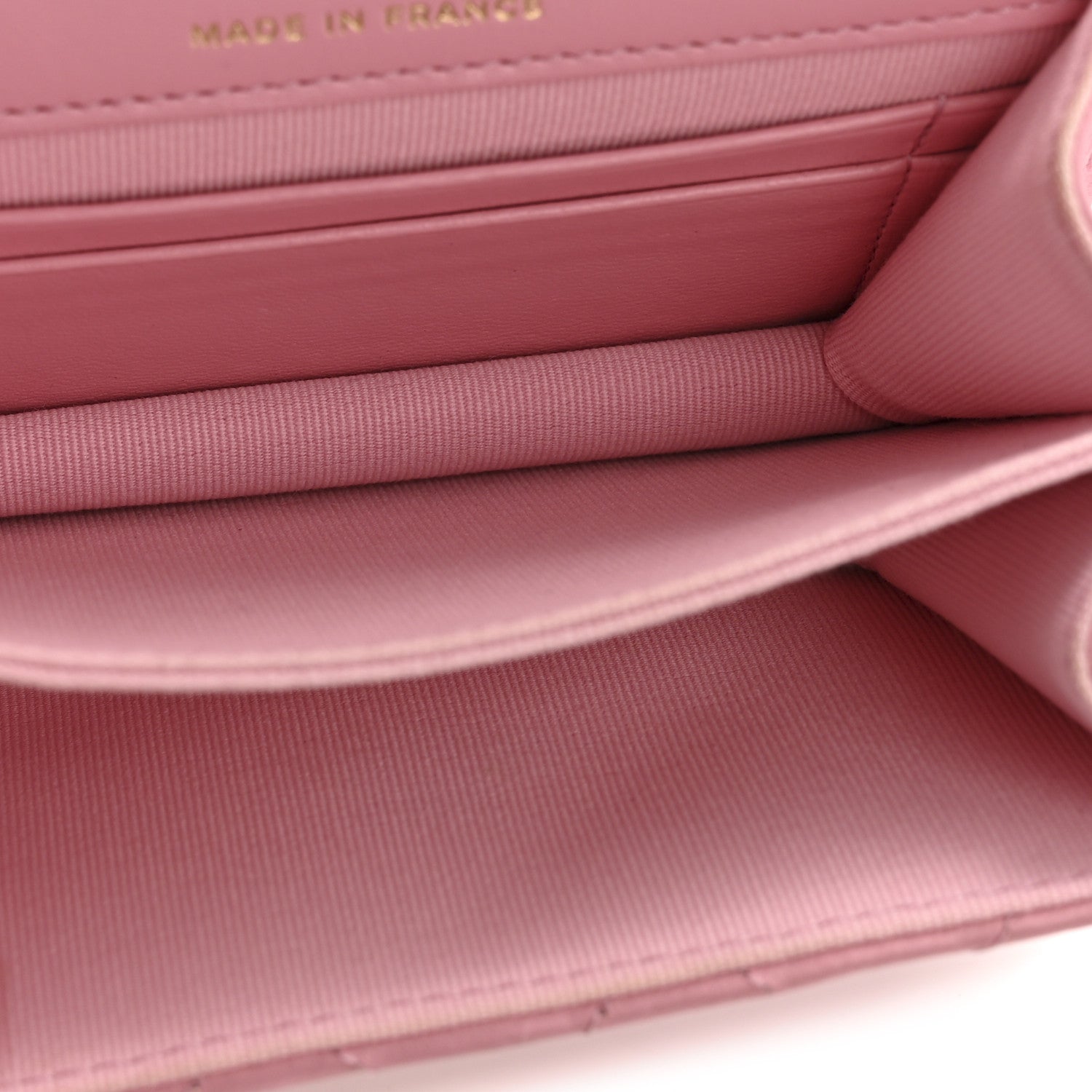 Chanel Lambskin Quilted Pick Me Up Mini Wallet On Chain Light Pink 5 of 12