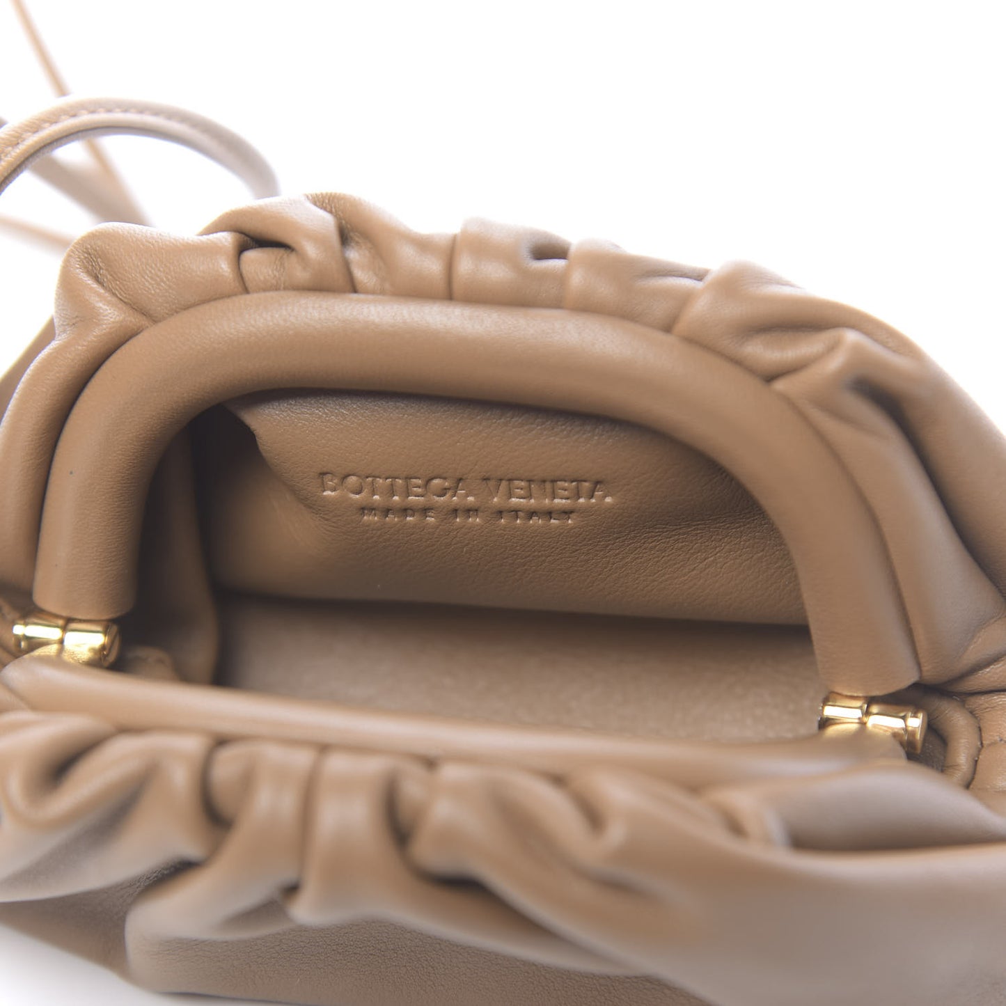 Butter Calfskin Coin Purse Cammello