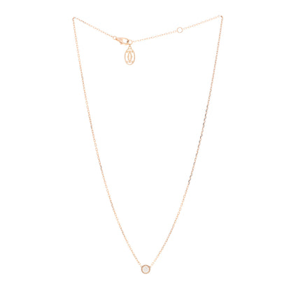 Cartier 18K Pink Gold Diamond LM D'Amour Pendant Necklace 3 of 4