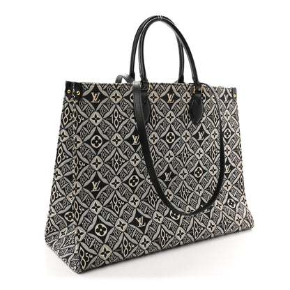 Louis Vuitton Jacquard Since 1854 Onthego GM Grey 3 of 10